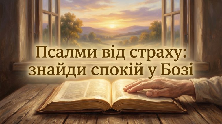 Псалми від страху: що читати для спокою і довіри Богові