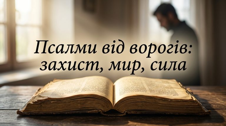 Псалми від ворогів: які читати для захисту, миру і внутрішньої сили