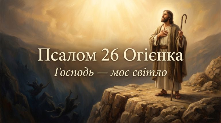Псалом 26 Огієнка українською: текст і особливості перекладу