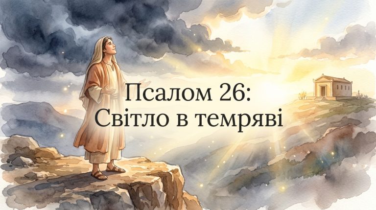 Псалом 26 українською: текст, зміст і коли читають — повний посібник