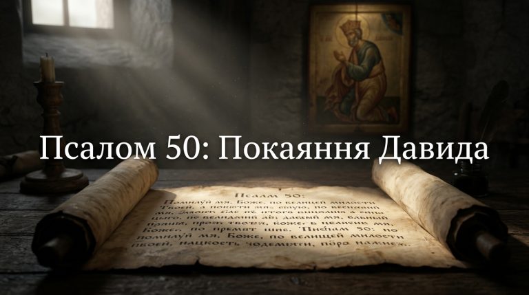Псалом 50 “Помилуй мене, Боже”: зміст, тлумачення і коли читають