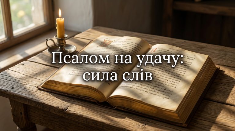 Псалом на удачу: як правильно розуміти такі запити і що читати для підтримки