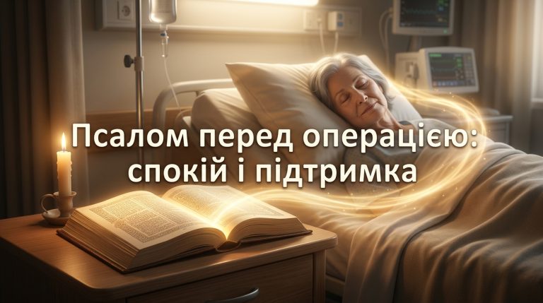 Псалом перед операцією: що читати для спокою і підтримки