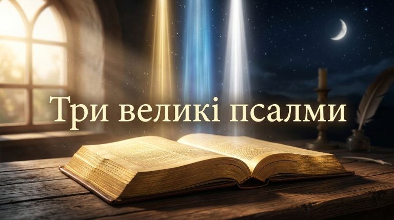 Три великі псалми: які псалми найчастіше читають і чому — глибокий аналіз та поради