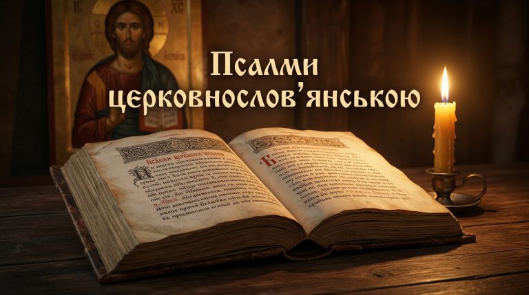 Псалми церковнослов’янською: найпопулярніші тексти з поясненням українською для щоденного читання