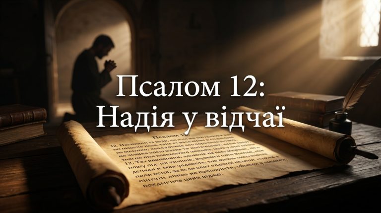 Псалом 12 українською: текст, тлумачення і коли читають. Пояснення для кожного