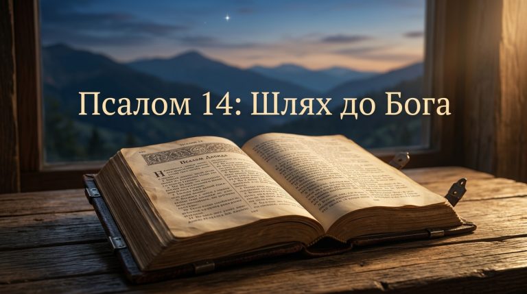 Псалом 14 українською: текст, тлумачення і коли читають — повний гід для віруючих