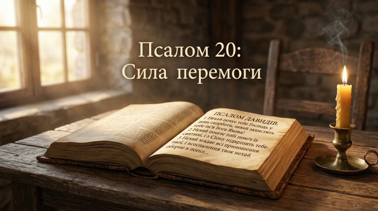 Псалом 20 українською: текст, тлумачення і коли читають — повний посібник