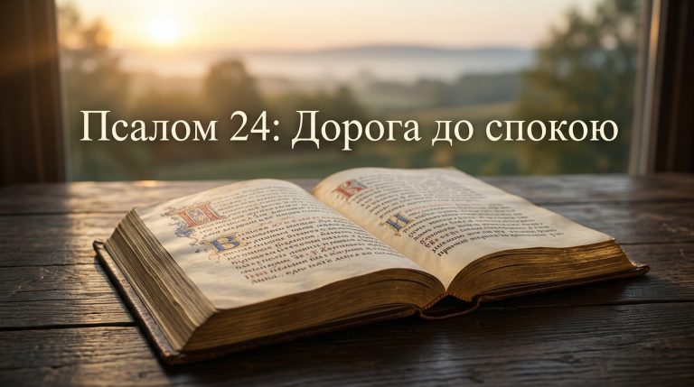 Псалом 24 українською: текст, тлумачення і коли читають — повний посібник