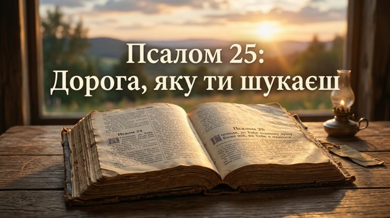 Псалом 25 українською: текст, тлумачення і коли читають — повний посібник
