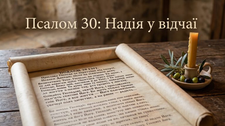 Псалом 30 українською: текст, тлумачення і коли читають — повний посібник для віруючих