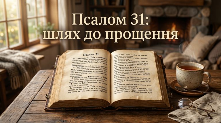 Псалом 31 українською: текст, тлумачення і коли читають — повний посібник