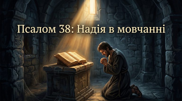 Псалом 38 українською: текст, тлумачення і коли читають для душі та спокою