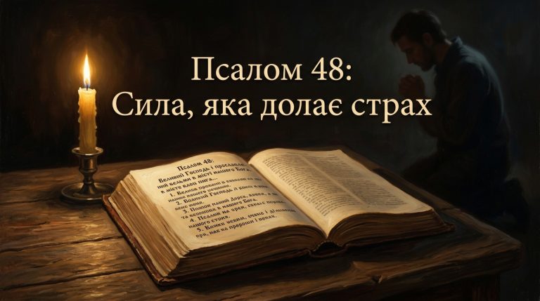 Псалом 48 українською: текст, тлумачення і коли читають – повний гід