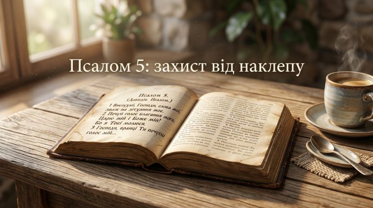 Псалом 5 українською: текст, тлумачення і коли читають — повний посібник