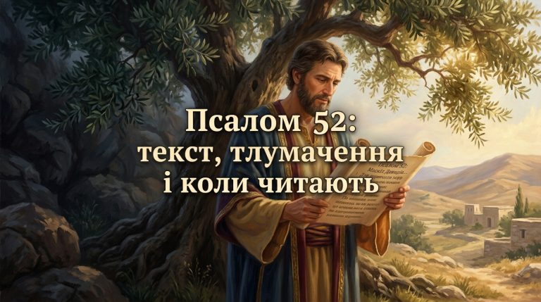 Псалом 52 українською: текст, тлумачення і коли читають — повний гід