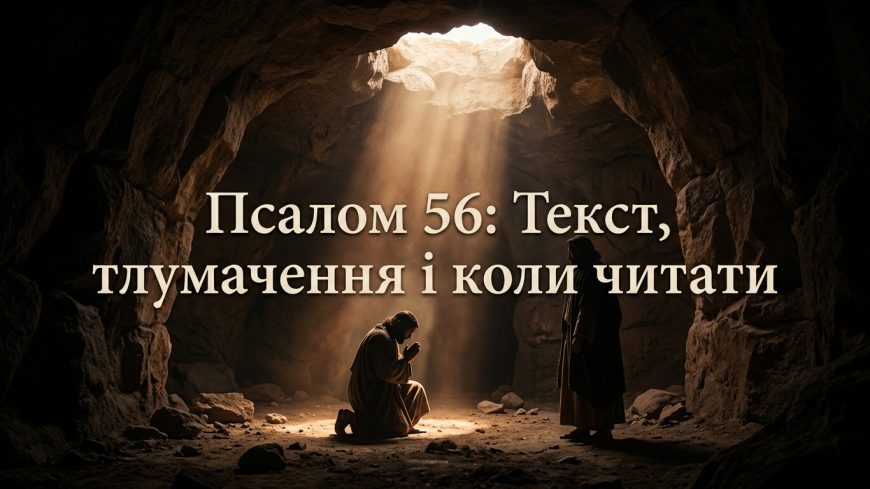 Псалом 56 українською: текст, тлумачення і коли читають