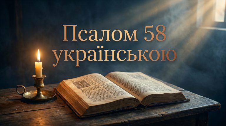 Псалом 58 українською: текст, тлумачення і коли читають