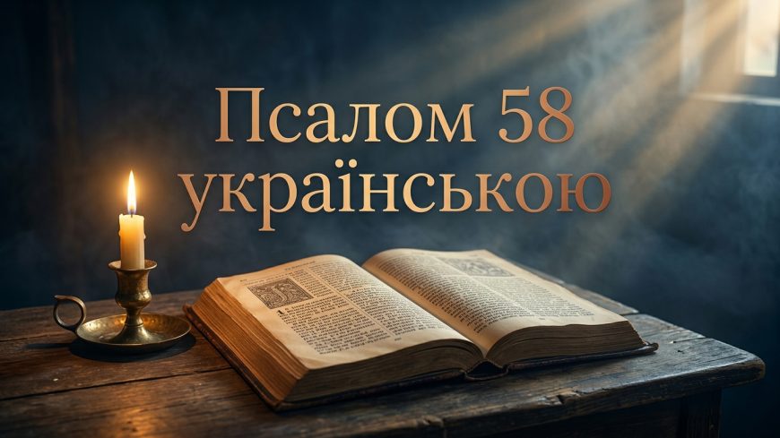 Псалом 58 українською: текст, тлумачення і коли читають