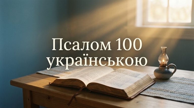 Псалом 100 українською: текст, тлумачення і коли читають