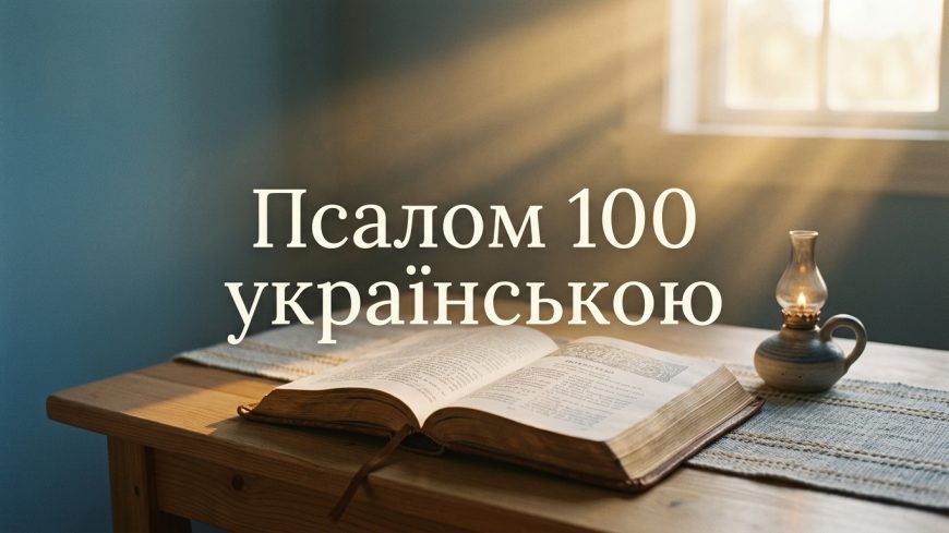 Псалом 100 українською: текст, тлумачення і коли читають