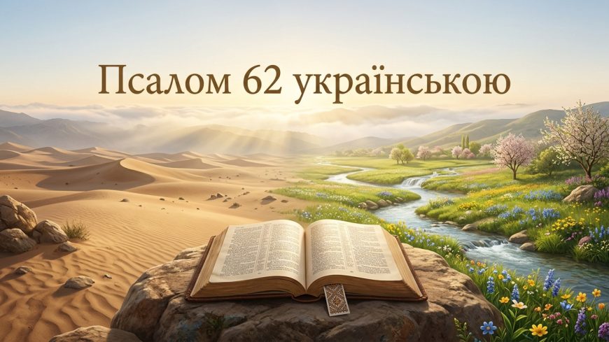 Псалом 62 українською: текст, тлумачення і коли читають