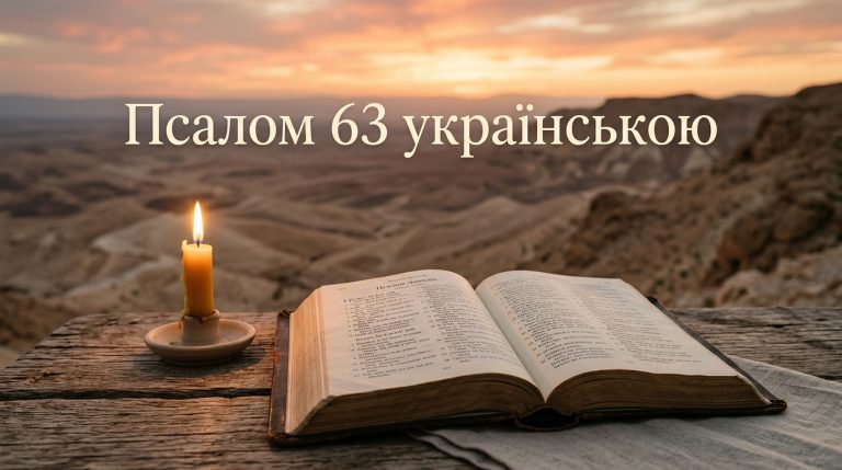 Псалом 63 українською: текст, тлумачення і коли читають