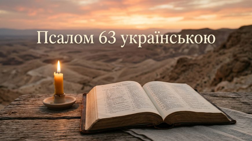 Псалом 63 українською: текст, тлумачення і коли читають