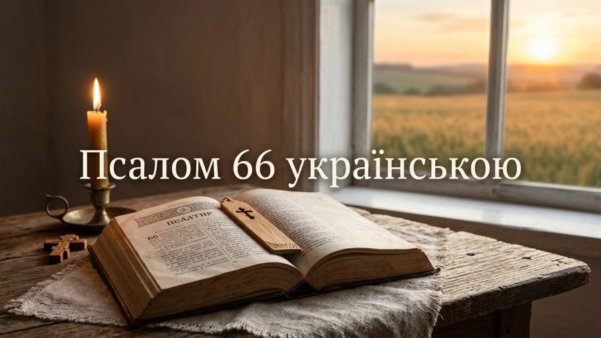 Псалом 66 українською: текст, тлумачення і коли читають