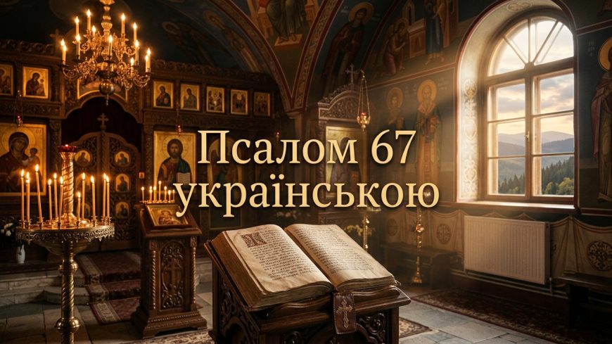 Псалом 67 українською: текст, тлумачення і коли читають