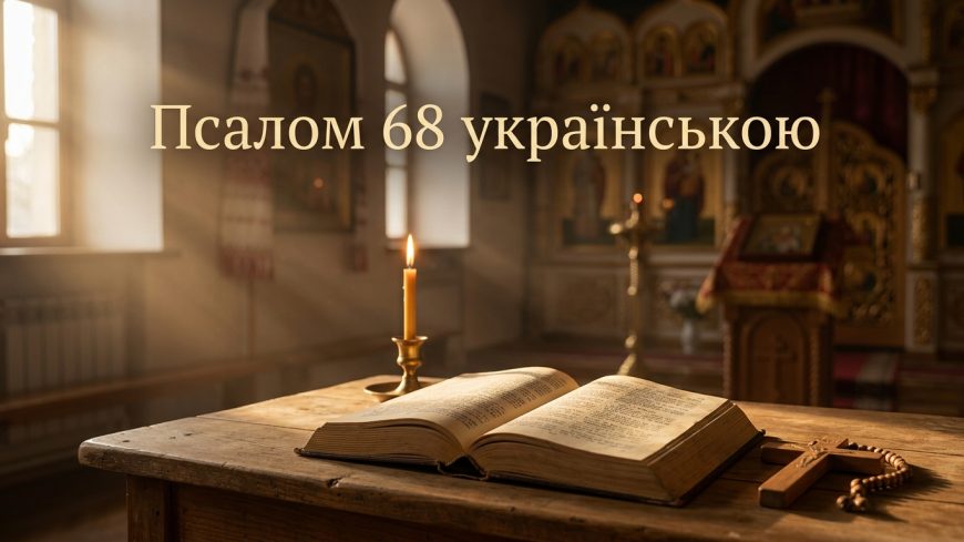 Псалом 68 українською: текст, тлумачення і коли читають