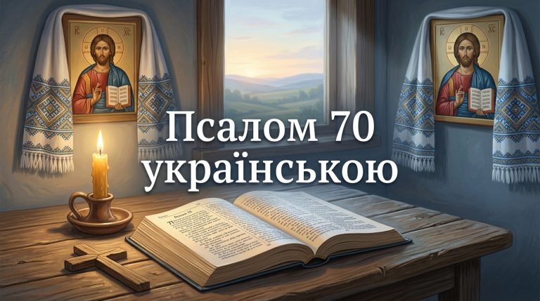Псалом 70 українською: текст, тлумачення і коли читають