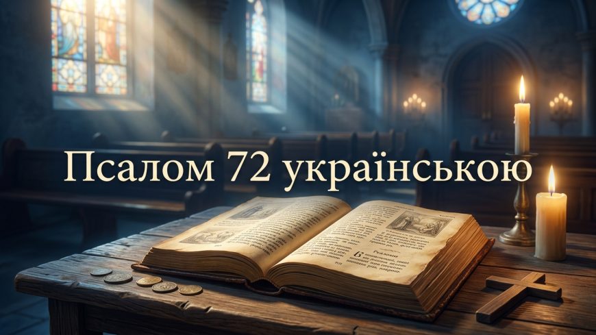 Псалом 72 українською: текст, тлумачення і коли читають
