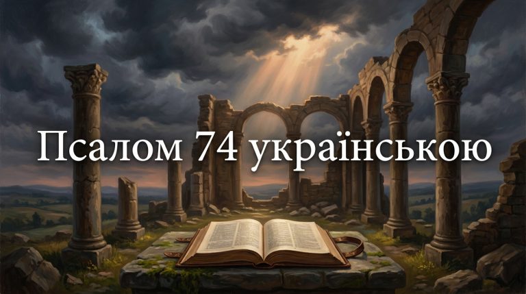 Псалом 74 українською: текст, тлумачення і коли читають