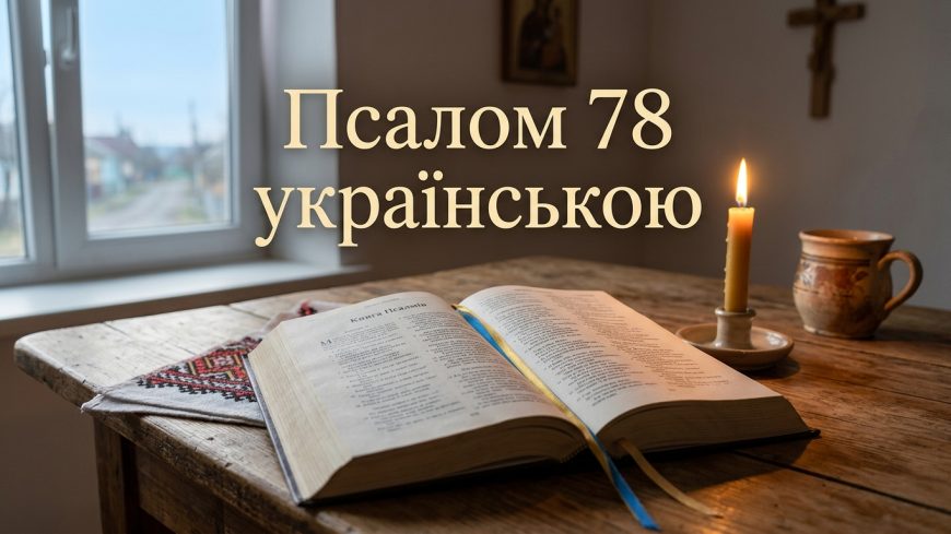 Псалом 78 українською: текст, тлумачення і коли читають