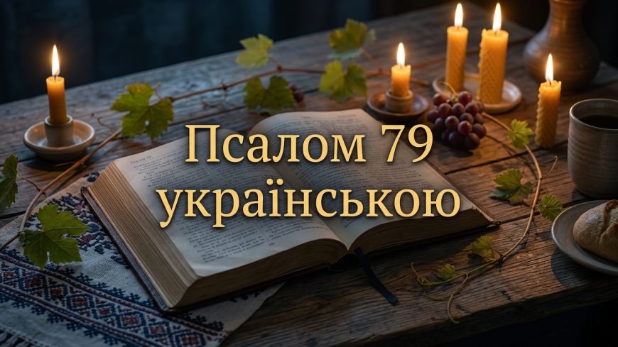 Псалом 79 українською: текст, тлумачення і коли читають