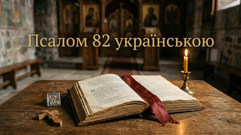 Псалом 82 українською: текст, тлумачення і коли читають
