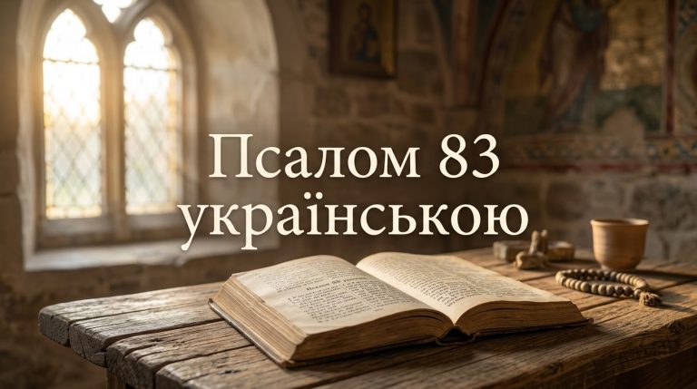 Псалом 83 українською: текст, тлумачення і коли читають
