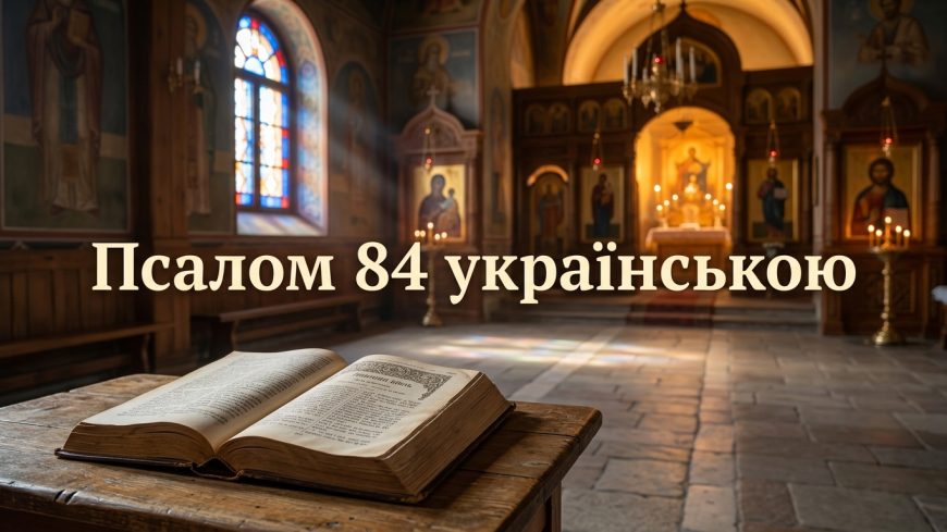 Псалом 84 українською: текст, тлумачення і коли читають
