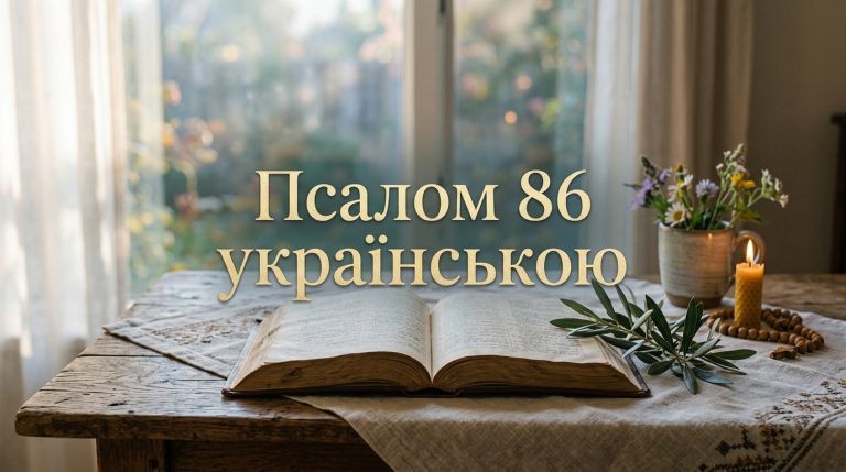 Псалом 86 українською: текст, тлумачення і коли читають