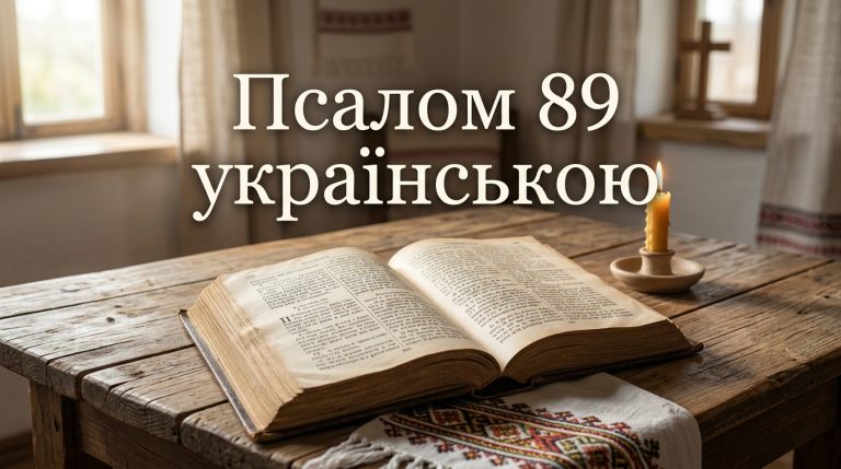 Псалом 89 українською: текст, тлумачення і коли читають