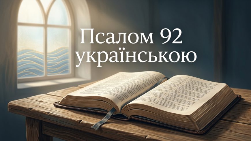 Псалом 92 українською: текст, тлумачення і коли читають