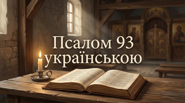 Псалом 93 українською: текст, тлумачення і коли читають