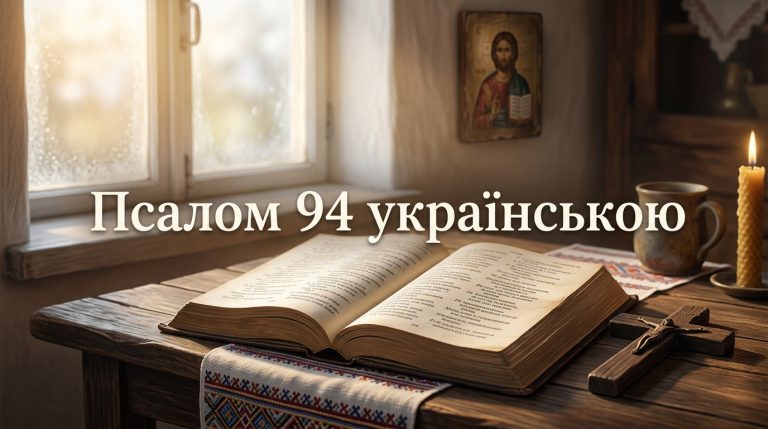 Псалом 94 українською: текст, тлумачення і коли читають