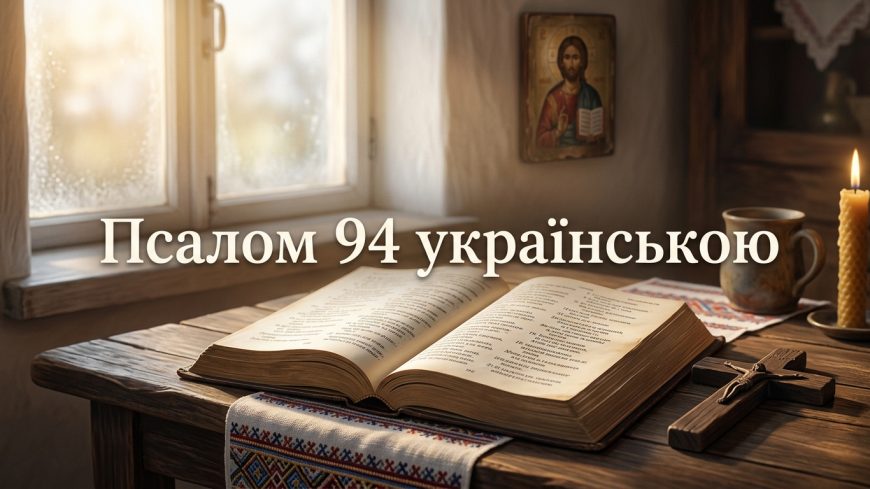 Псалом 94 українською: текст, тлумачення і коли читають