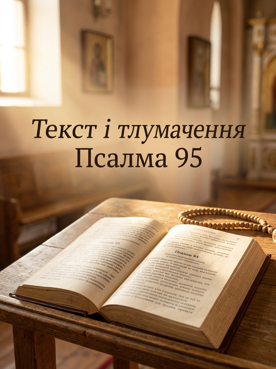 псалом 95 українською: текст