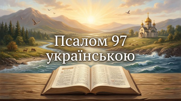 Псалом 97 українською: текст, тлумачення і коли читають