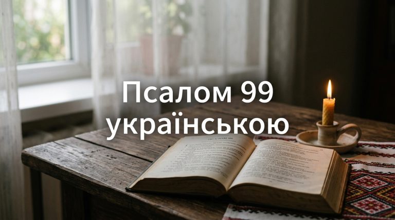 Псалом 99 українською: текст, тлумачення і коли читають